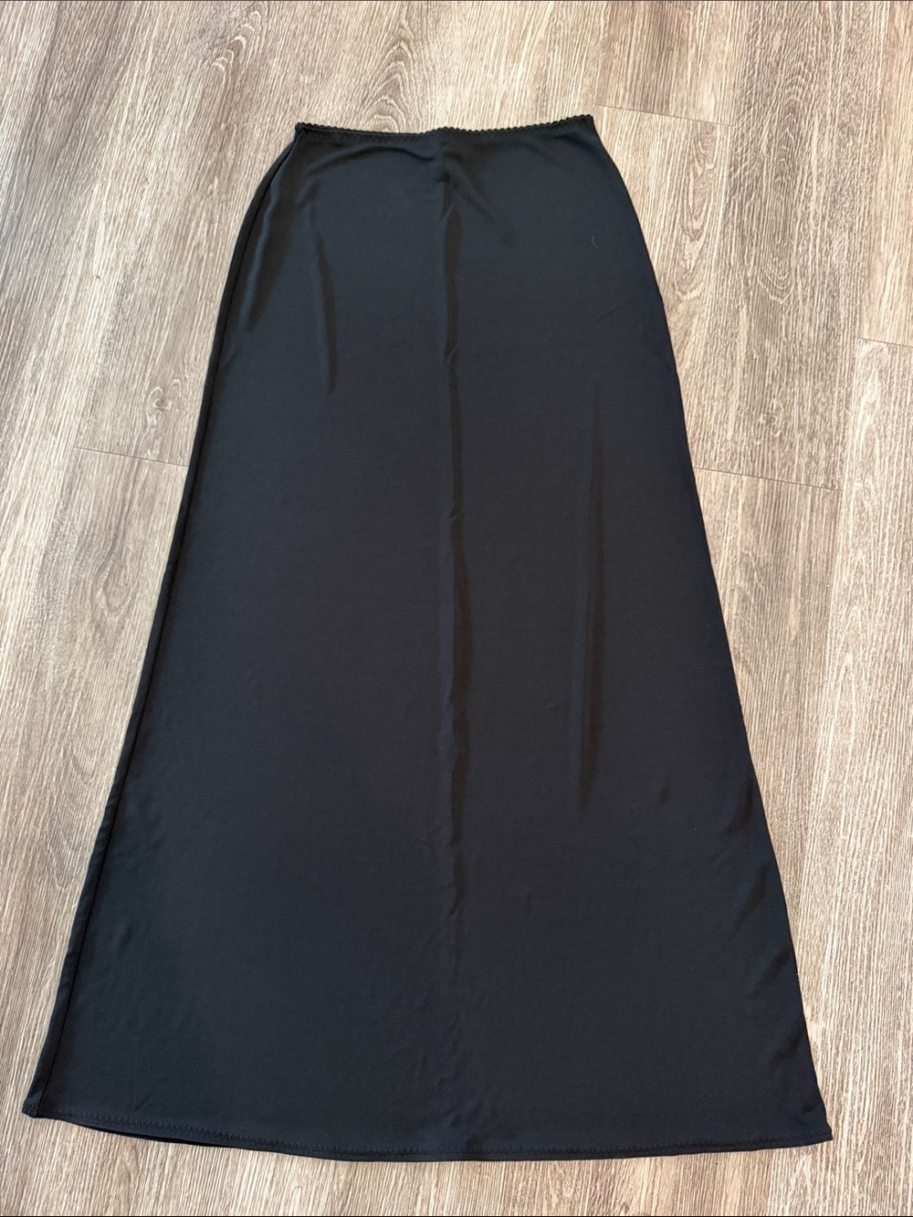 Vintage Y2K banana republic long maxi slip skirt black small